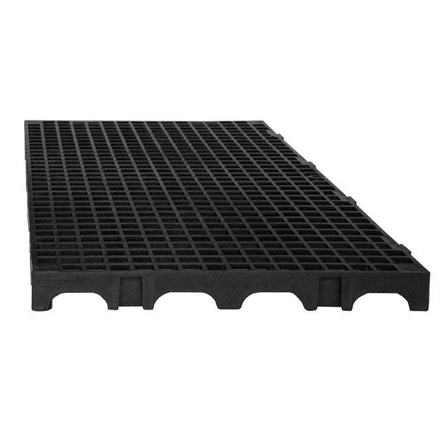 Piso Estrado Palete Deck de Plástico 25x50x2,5  Preto, Estrado para Canil, Estrado para Estoque em Oferta na Shopee