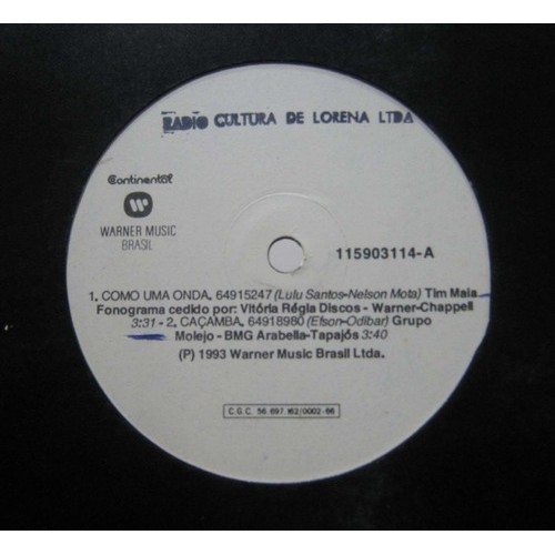 Tim Maia Lp Single Como Uma Onda 1993 Como Uma Onda Molejo