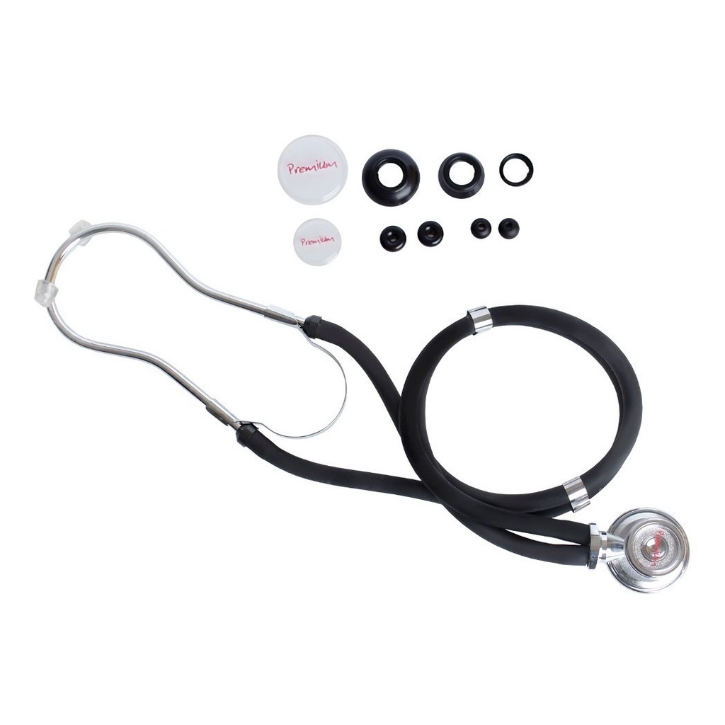Estetoscópio Clínico Medico Rappaport Premium - Preto