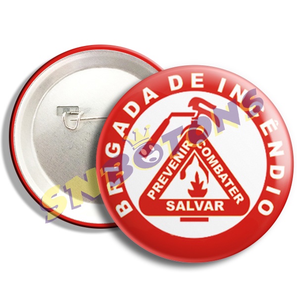 Botons - Bottons Brigada de incêndio Brigadista