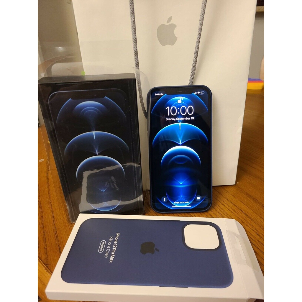 Novo Apple Iphone 12 Pro Max 128 Gb Azul Pacifico Shopee Brasil