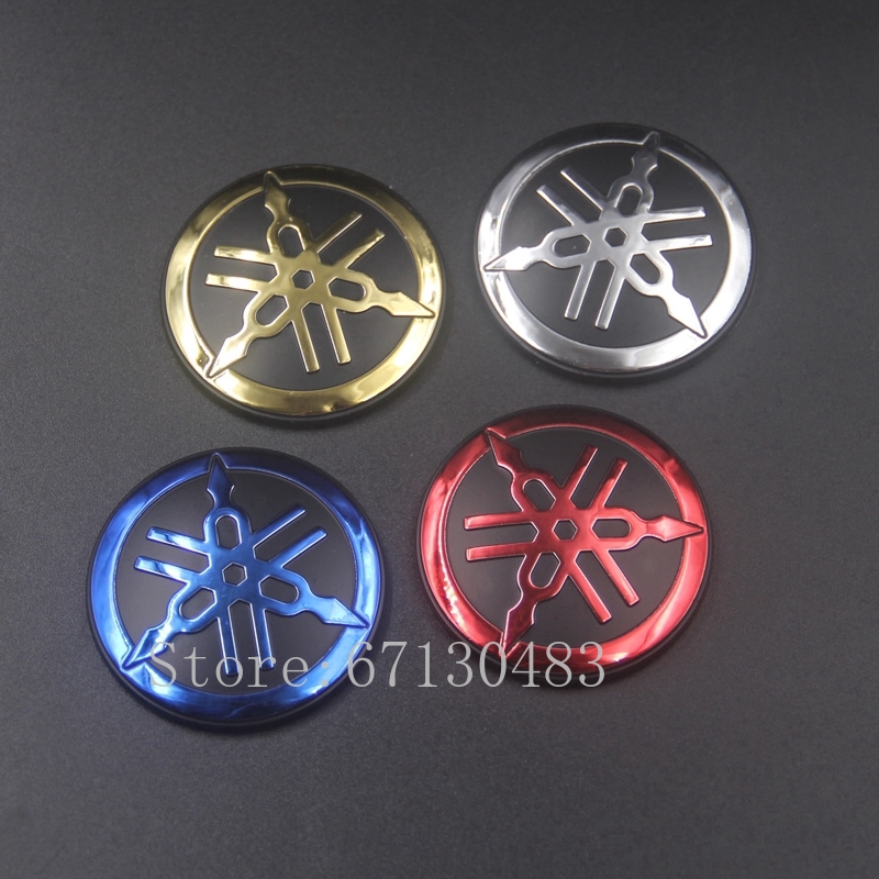 Emblema de Decalque de Adesivo para Tuning de Garfo de Ouro Genuíno Yamaha 48mm 3D XMAX YZF R FZ YZ S