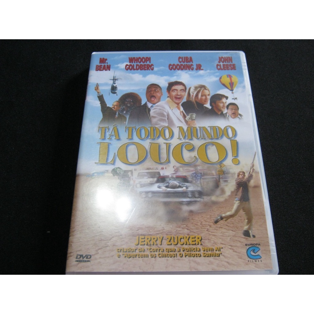 Dvd Ta Todo Mundo Louco Mr Bean Whoopi Goldberg John Cleese