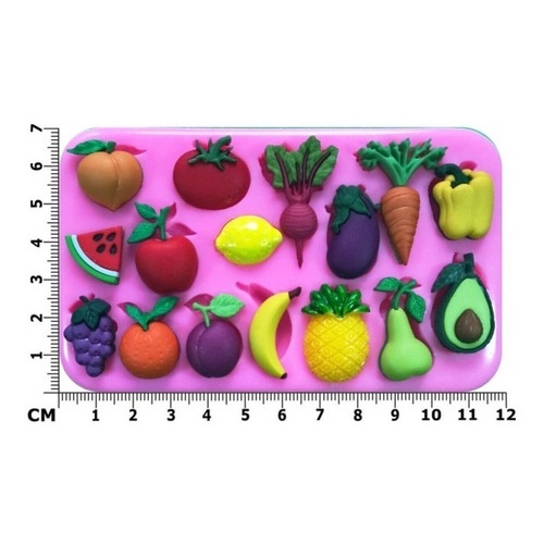 Molde De Silicone Frutas E Legumes Vegetais em Oferta na Shopee