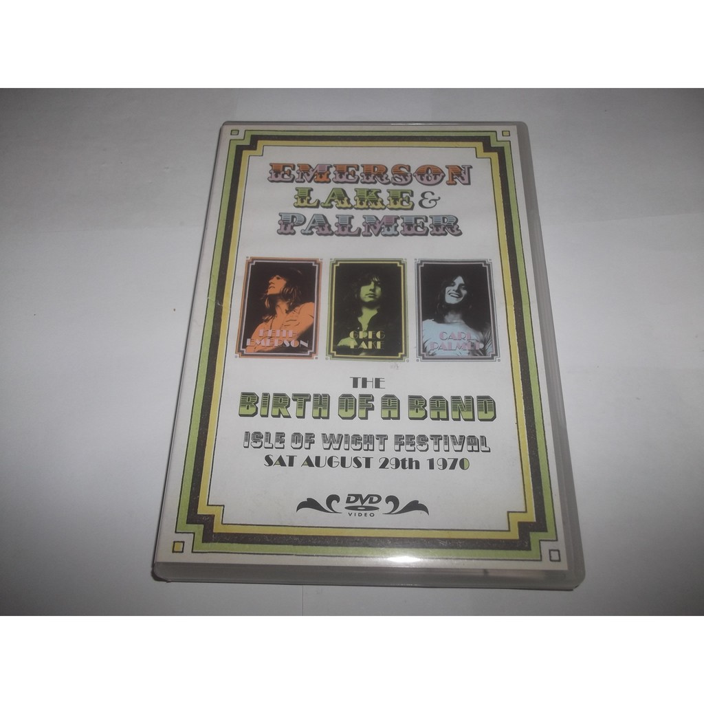 Dvd - Emerson, Lake & Palmer - The Bird of a Band: Isle of Wight Festival 1970 - Encarte - Novo