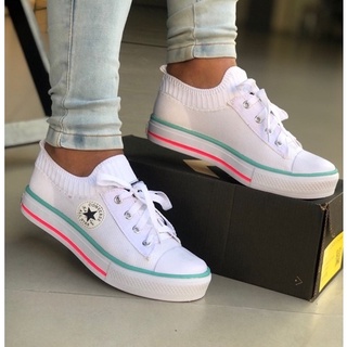 Tênis All Star Converse Meia Feminino Calce Fácil em Promoção Envio 7x Mais Rápido