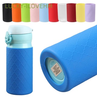 LUCKY-ILOVEHM Capa Protetora De Garrafa De Água Em Silicone Antiderrapante