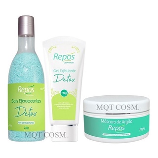 Kit Spa Pés Detox Sais Argila Gel Esfoliante Tornozelo
