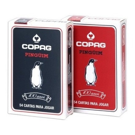 2 Baralhos Pinguim Para- Canastra-buraco-paciência - Copag em Oferta na Shopee