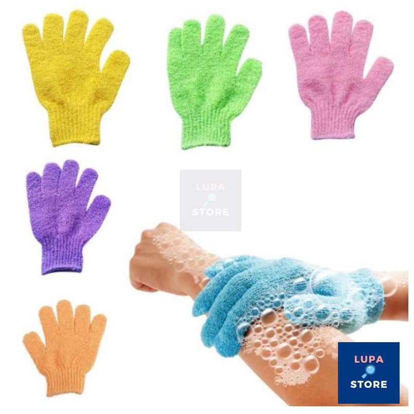 Luva Esfoliante Corporal Para Banho E Massagem Promoção para o PAR em Oferta na Shopee