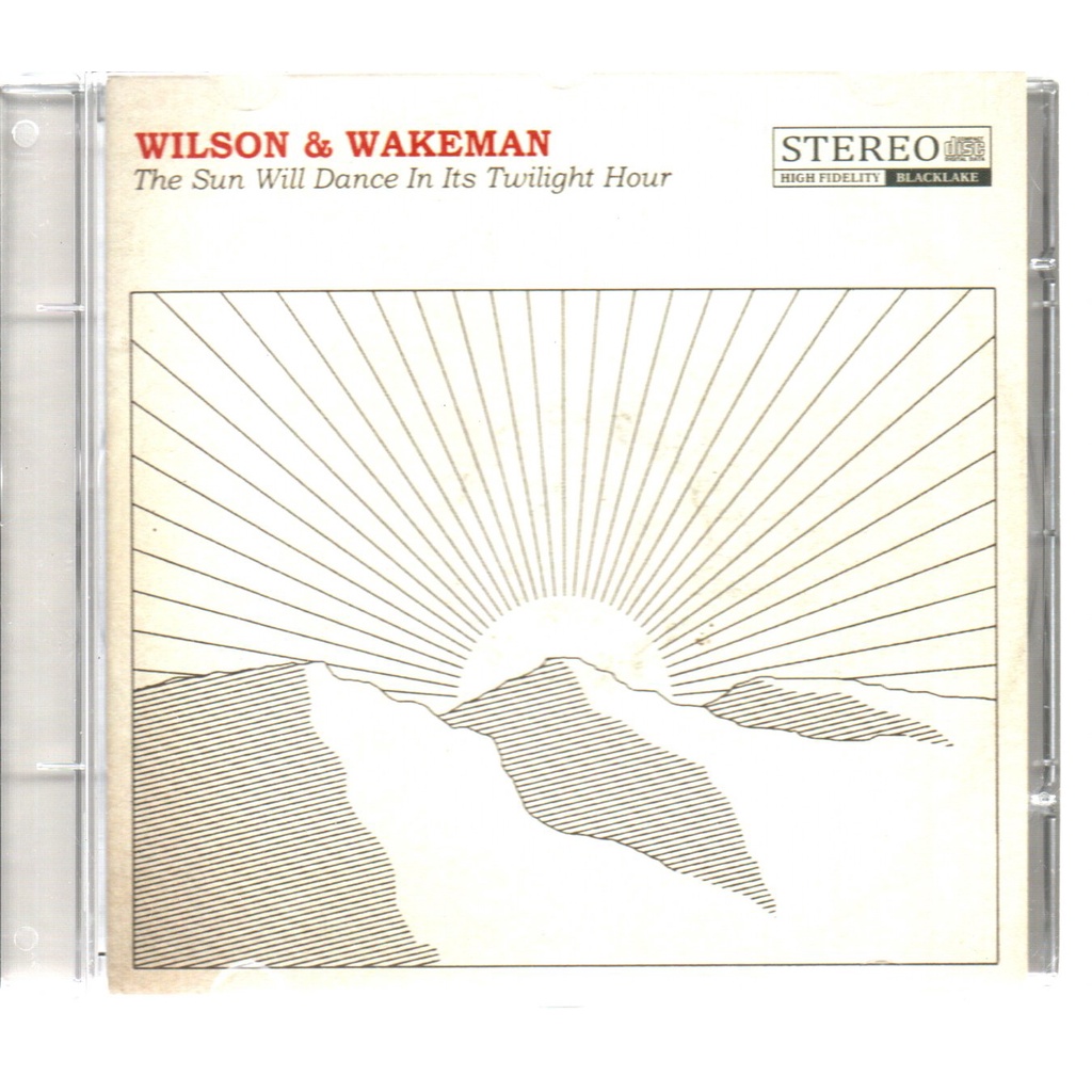 CD DAMIAN WILSON & ADAM WAKEMAN - SUN WILL DANCE IN IT'S TWILIGHT ( EUROPEU ) BLACK LAKE RECORDS 2018
