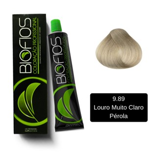 Coloração 9.89  Tintura de Cabelo Louro Muito Claro Pérola - Biofios Profissional em Oferta na Shopee