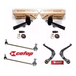 02 Amort Diant + Kit´s + Bieleta Cofap 206/207 Escapade