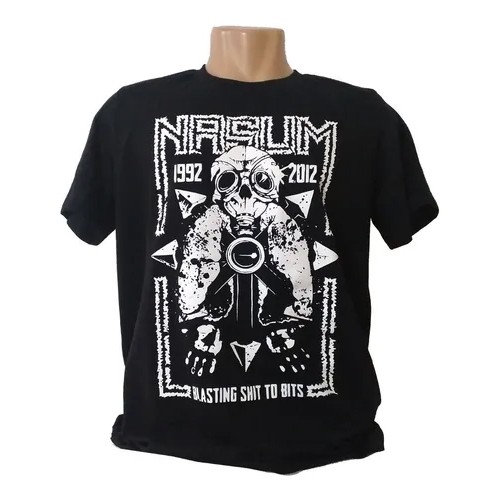 Camiseta Nasum Blasting Shit To Bits Grindcore camiseta Blasting Shit To Bits