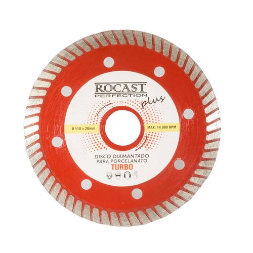 Disco Diamantado Turbo Extrafino Plus Porcelanato 110x20mm 34,0015 ROCAST em Oferta na Shopee