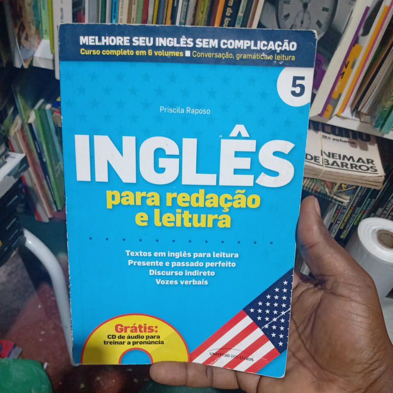 Livro - Inglês 5: Para Redação e Leitura - Priscila Raposo