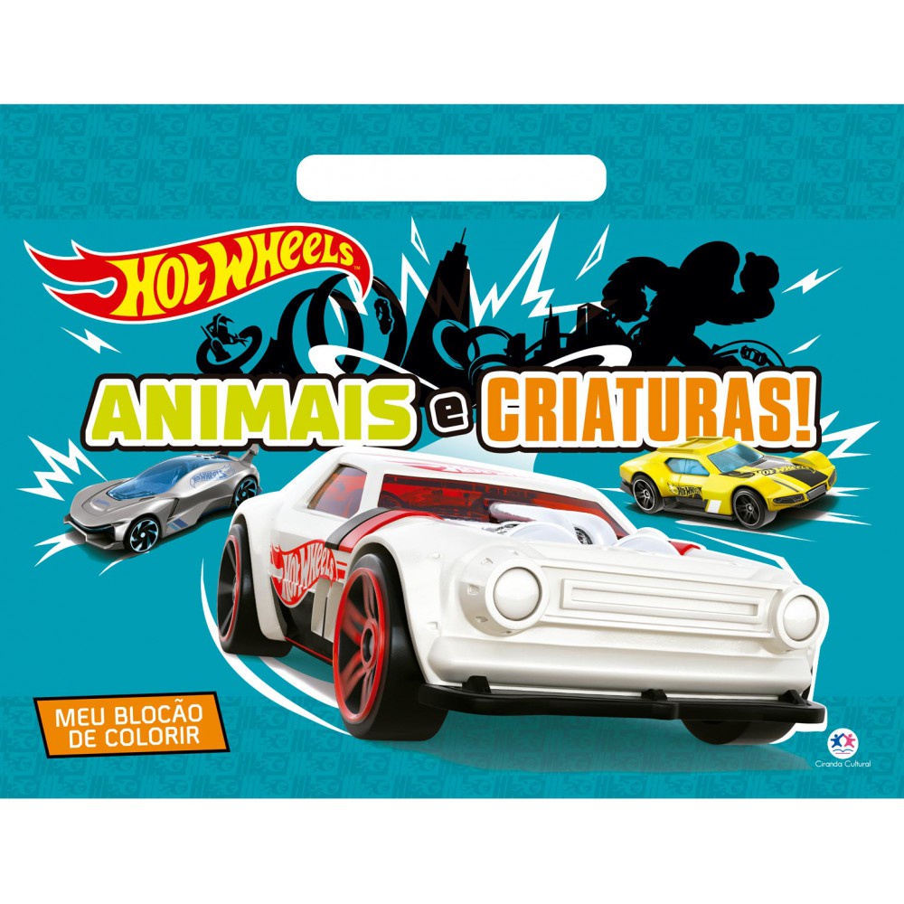 Livro - Hot Wheels - Animais e criaturas em Oferta na Shopee