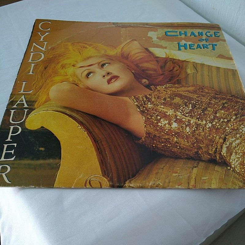 Lp Cyndi Lauper Change Of Heart ( Single) Shopee Brasil
