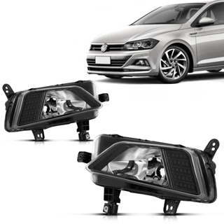 Farol Milha Polo 2018 2019 2020 Preto em Oferta na Shopee