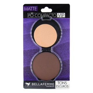 Pó Compacto Vip Bella Femme Tons Escuros