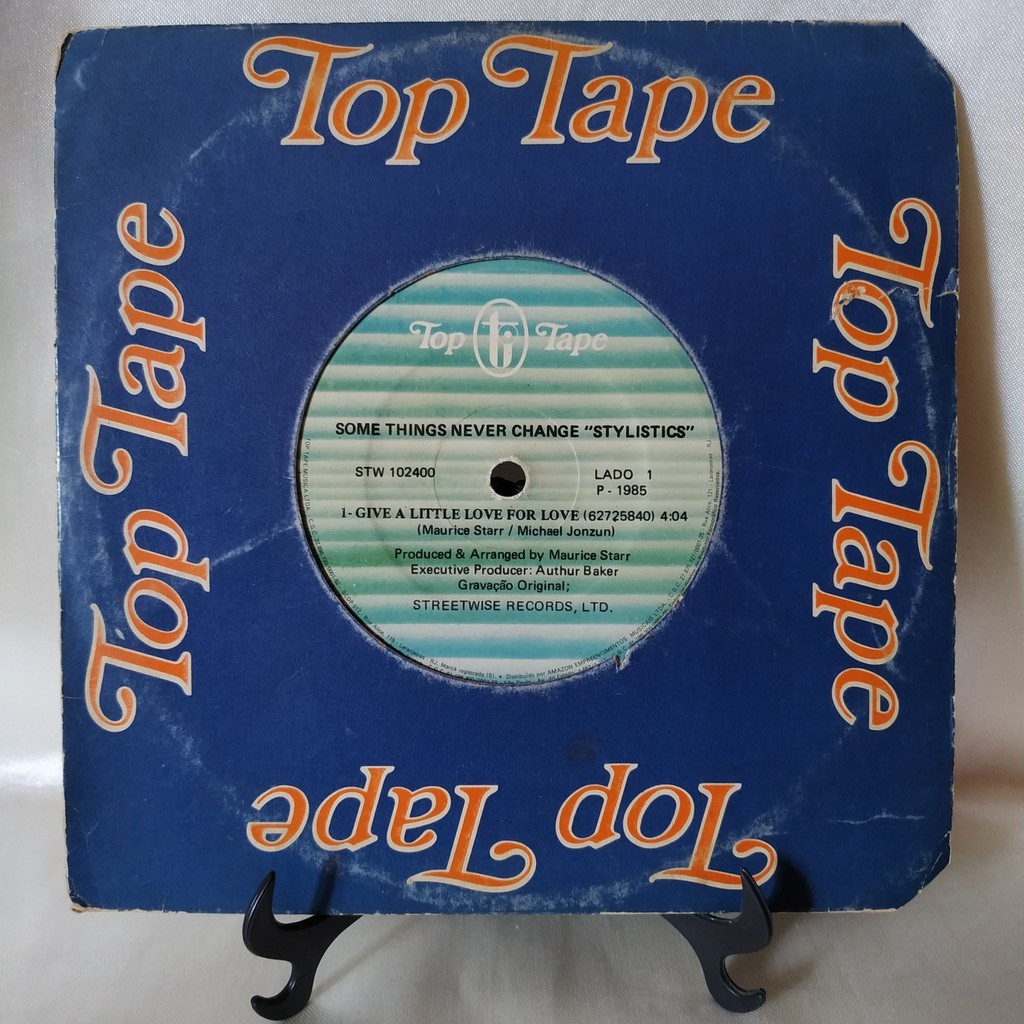 DISCO DE VINIL COMPACTO 7" - STYLISTICS – SOME THINGS NEVER CHANGE (1985)