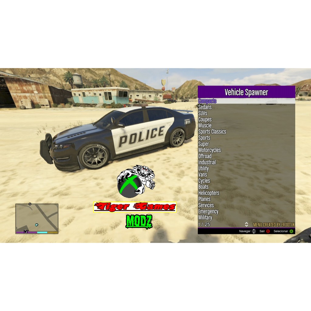 GTA 5 COMO TER MOD POLICIAL no XBOX 360 2020 COM PARCEIROS +MOD MENU+ LEVEL  E DINHEIRO ON LINE 