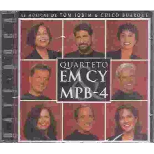 Cd Original Quarteto Em Cy E Mpb-4 Músicas Tom Jobim Chico