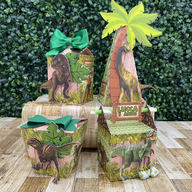 Kit Festa Dinossauro | Jurassic Park Personalizados | Lembrancinhas | Festa infantil