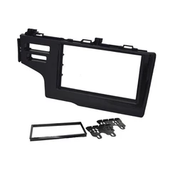 Moldura 2 Din Honda Fit 2015, 2016, 2017, 2018, 2019 - Black Piano
