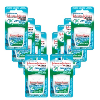Kit 10 Fio Dental Reach Expansion Plus Menta Johnson