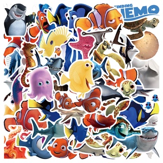 Adesivo De Parede Para Laptop Com Desenho 10/50 Peças Finding Nemo À Prova D