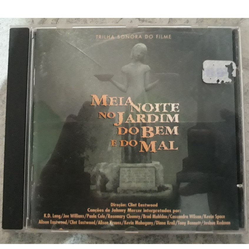 CD TRILHA SONORA MEIA-NOITE NO JARDIM DO BEM E DO MAL - EM ÓTIMO ESTADO