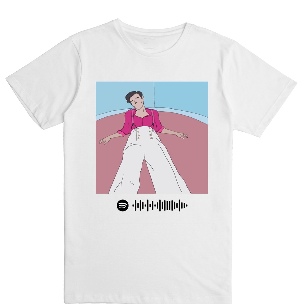 CAMISETA HARRY STYLES FINE LINE SPOTIFY - UNISSEX E BABY LOOK 100% POLIÉSTER
