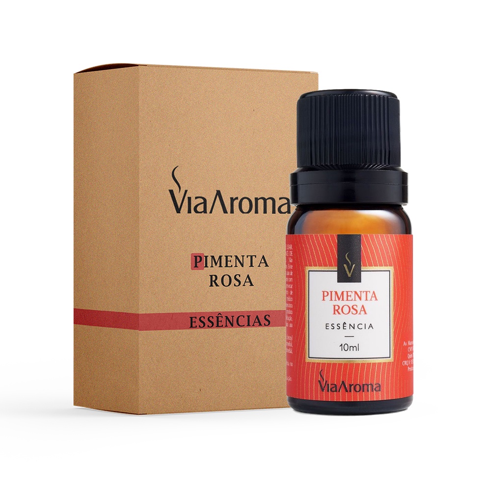 Essência Pimenta Rosa Via Aroma 10ml Para Aromatizador e Difusor de Aromas em Oferta na Shopee