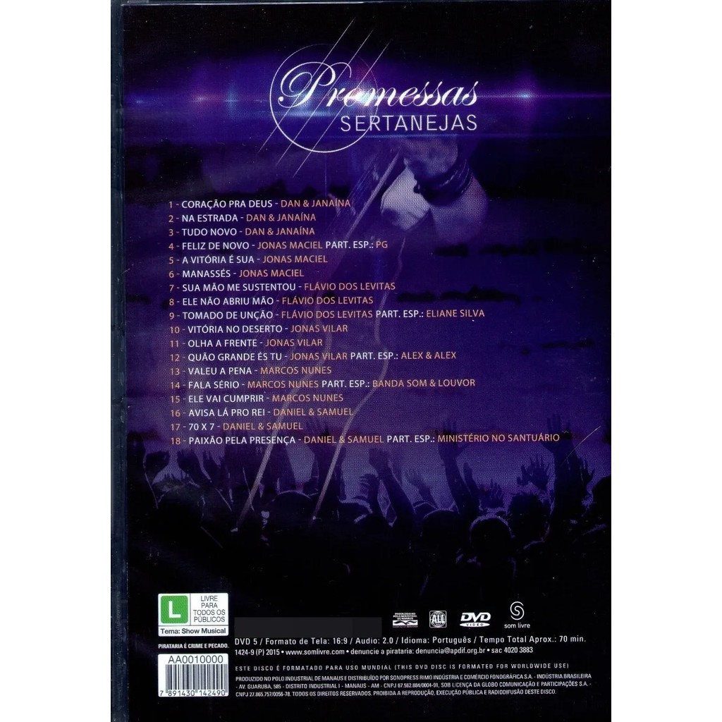 DVD Na Estrada  Álbum de Novo Som 