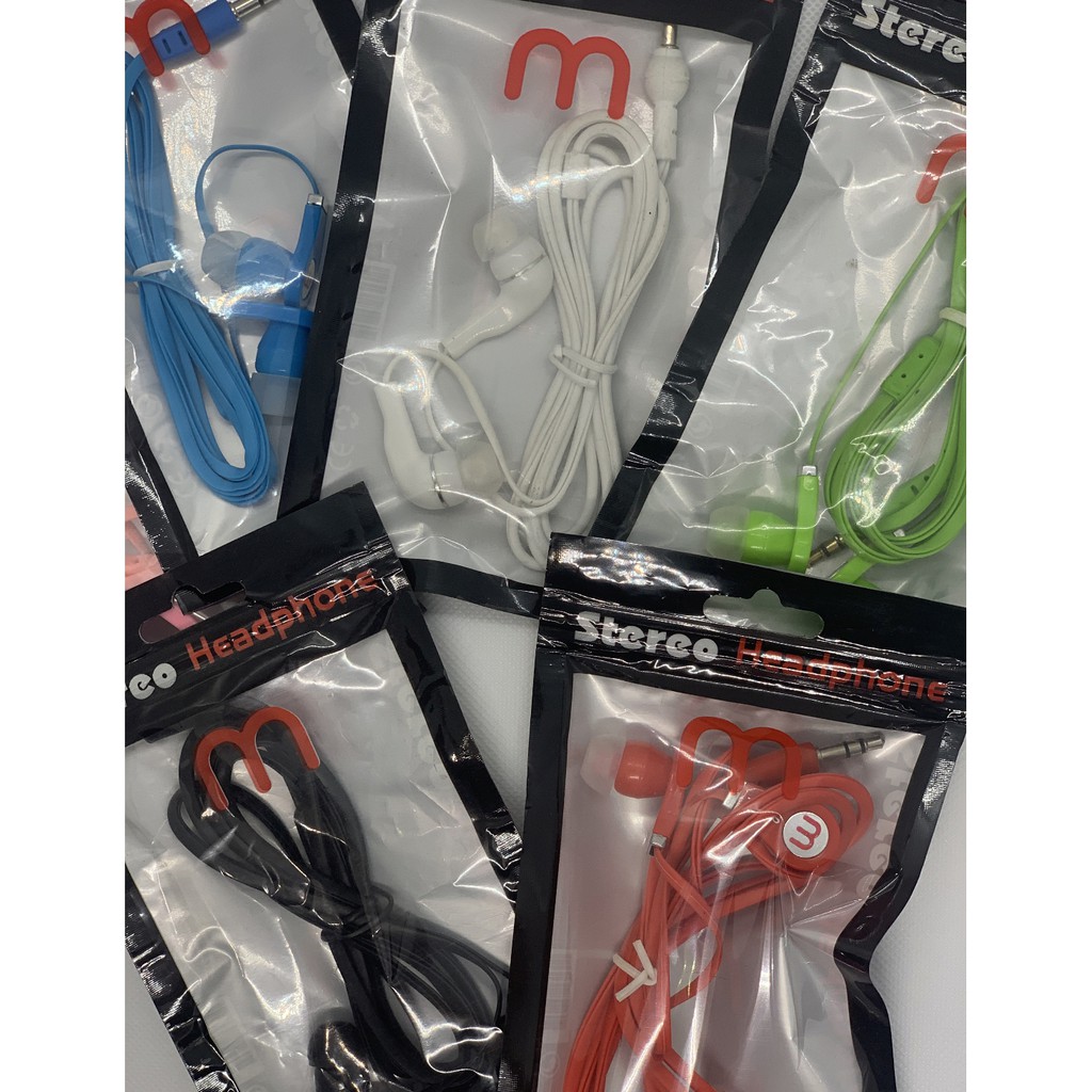 Fone de ouvido colorido para com fio em Oferta na Shopee