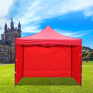 (Em Estoque) Cobertura Toldo Do Sol Sombra Sail Tenda Pano Vermelho E Branco Para Pátio Ao Ar Livre Jardim Zíper Final Azul Retângulo