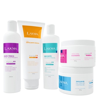 Kit Limpeza De Pele Profunda Profissional Lakma 5 Itens em Oferta na Shopee