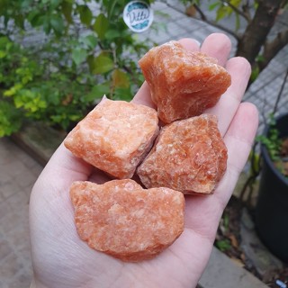 Calcita Laranja - Pedra Natural Bruta em Oferta na Shopee