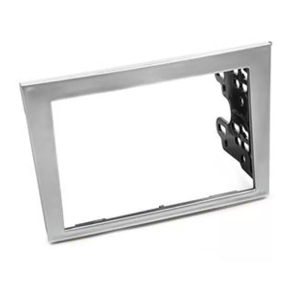 Moldura 2din Vectra Corsa Montana Meriva Completa Prata - Spare Parts and Accessories for Vehicles