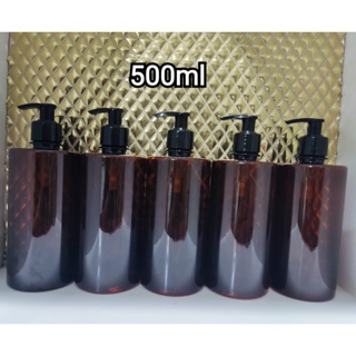 Kit 05 Frascos 500ml Ombro Reto C/ Valvula Saboneteira em Oferta na Shopee