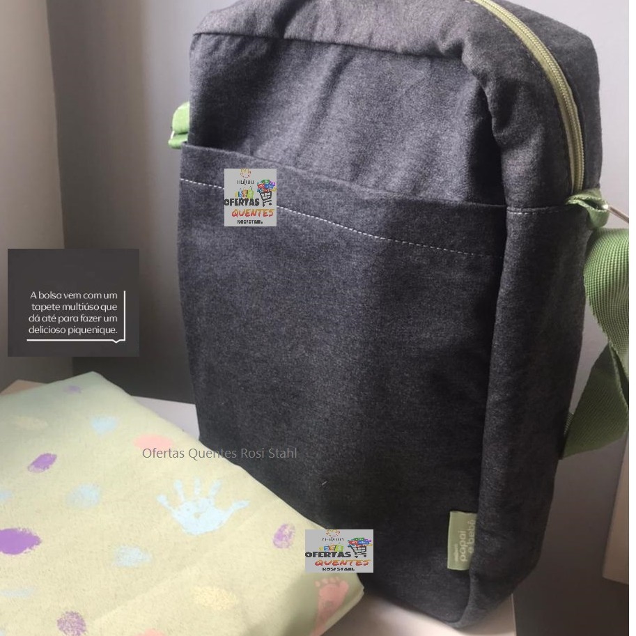 Bolsa Mochila Com Tapete Multiuso Natura Mamae Bebe E Papai Shopee Brasil