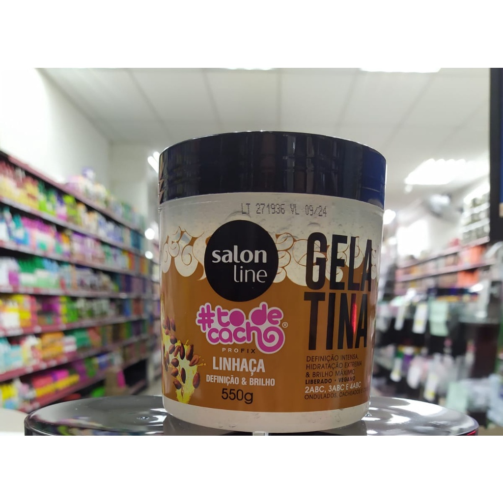 Gelatina Linhaca To De Cacho Definicao E Brilho Salon Line 550g Shopee Brasil