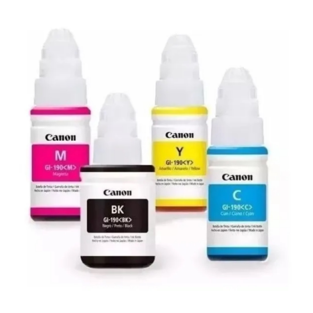 Kit 4 tinta canon g190 original pixma g3110 g3100 g3111 g 190