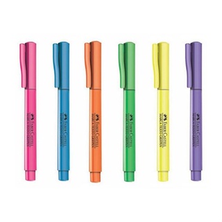 Kit Marca Texto FABER-CASTELL Grifpen c/ 6 Unids em Oferta na Shopee