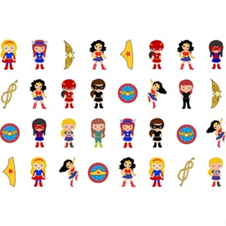 Tatuagens Temporárias 32 pçs - Heroinas em Oferta na Shopee