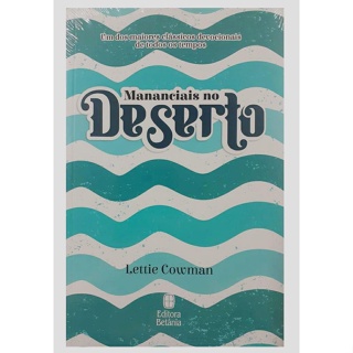 Devocional Diário Mananciais no Deserto - Azul em Oferta na Shopee