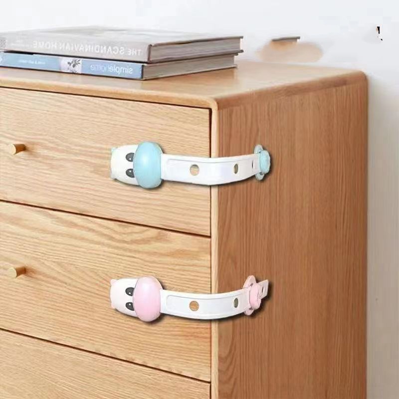 TRAVA DE SEGURANÇA CRIANÇA PARA ARMARIOS/ GAVETAS/ PORTAS DESENHO VAQUINHA