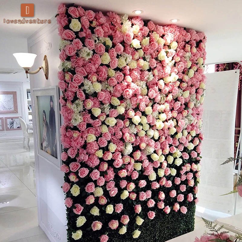 LA 50 Pcs Falso Artificial Silk Rose Heads Botões De Flores DIY Bouquet  Casamento Casa Artesanato Decoração Suprimentos | Shopee Brasil
