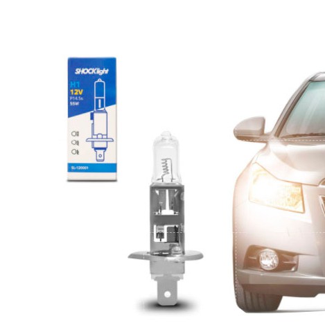 Lâmpada Halogena Standart H7 12v 55w Shocklight Original